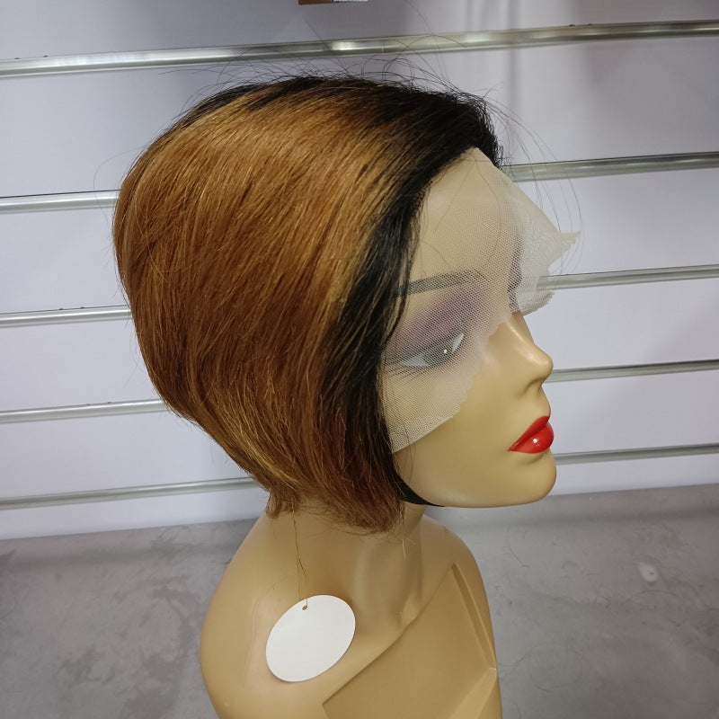 Human Hair Wig 13*4 Pixie Short Wigs
