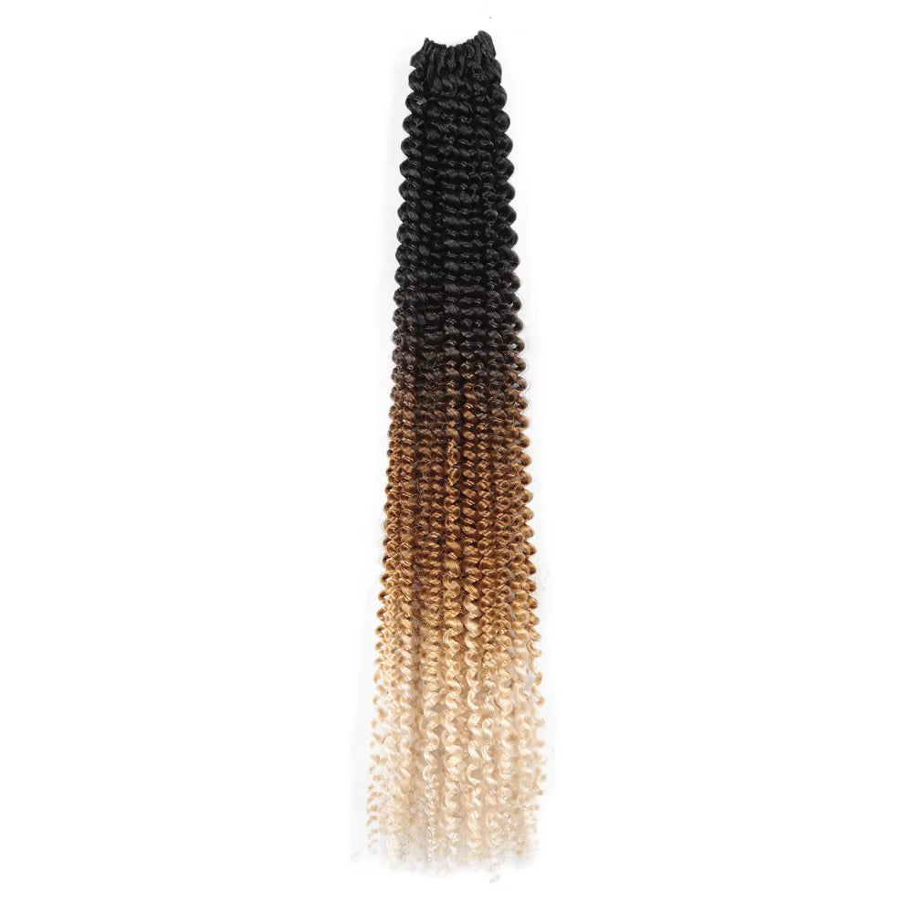 Passion Twist Hair 24 Inch Water Wave Crochet Braids for Passion Twist Synthjetic Braiding Hair Extensions