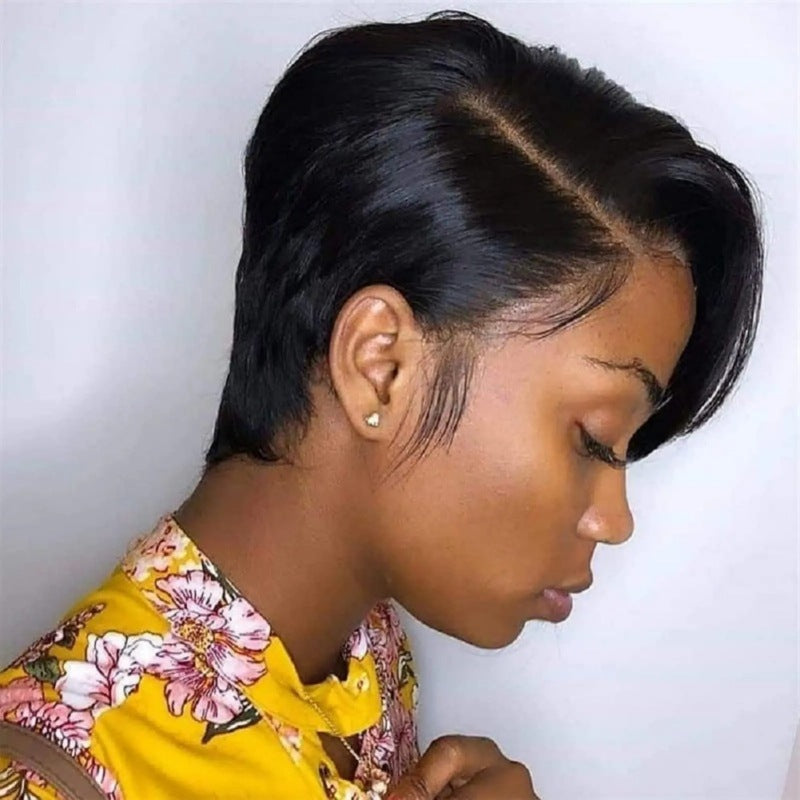Human Hair Wig 13*4 Pixie Short Wigs