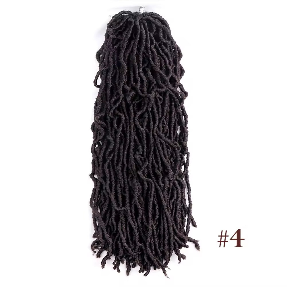 18 24 36 Inches Kanekalon Synthetic Dreadlocks Faux Extensions 350 Blonde Crochet New Soft Locs Wholesale Braiding Hair