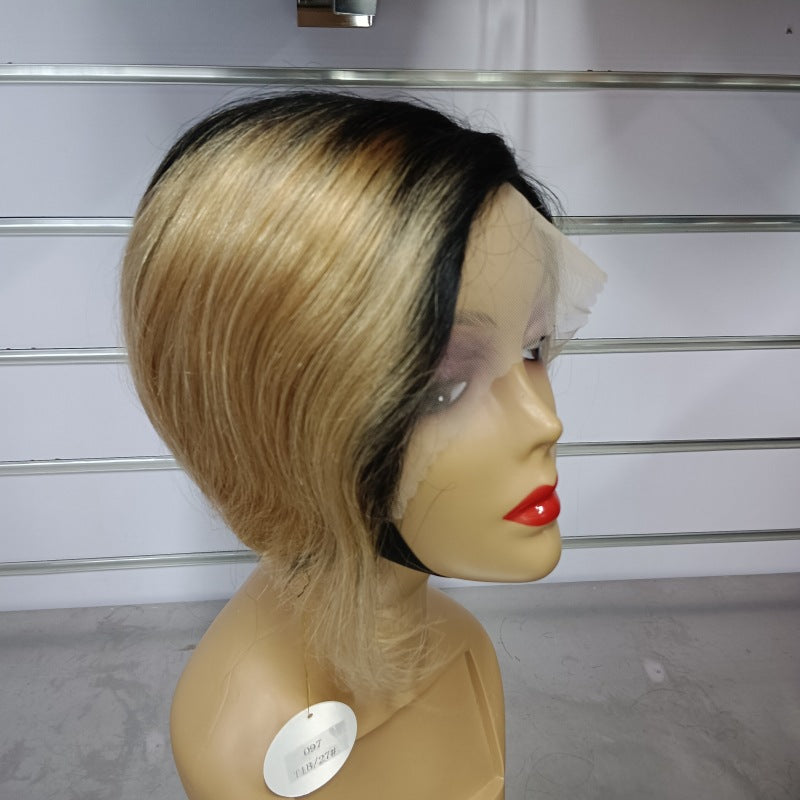 Human Hair Wig 13*4 Pixie Short Wigs