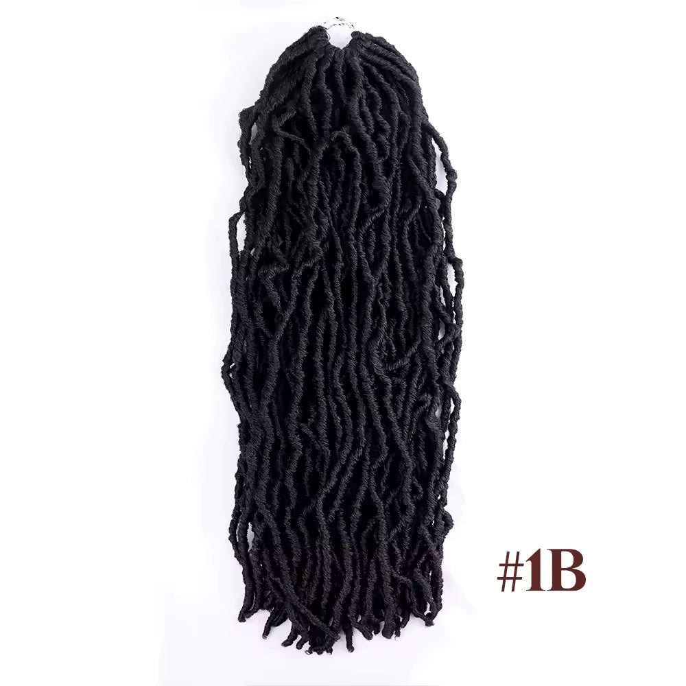 18 24 36 Inches Kanekalon Synthetic Dreadlocks Faux Extensions 350 Blonde Crochet New Soft Locs Wholesale Braiding Hair