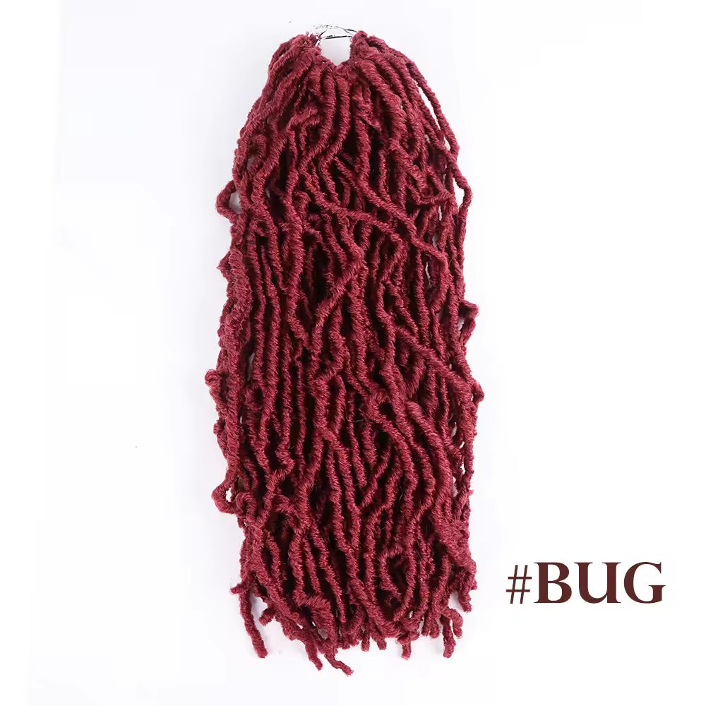 18 24 36 Inches Kanekalon Synthetic Dreadlocks Faux Extensions 350 Blonde Crochet New Soft Locs Wholesale Braiding Hair