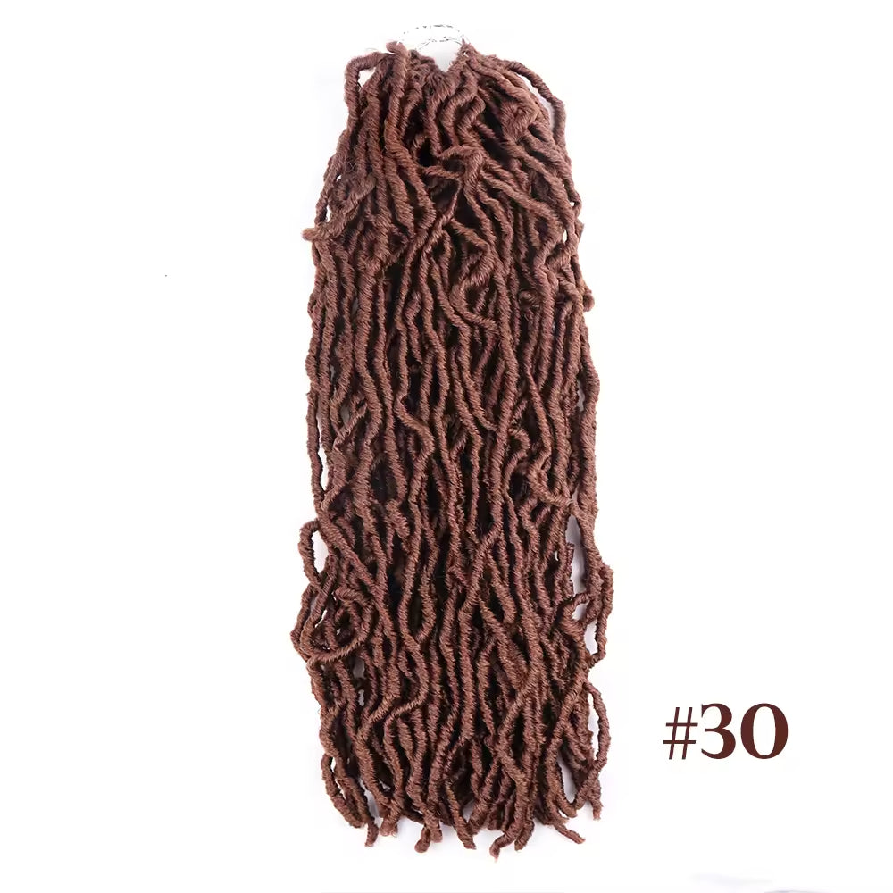 18 24 36 Inches Kanekalon Synthetic Dreadlocks Faux Extensions 350 Blonde Crochet New Soft Locs Wholesale Braiding Hair