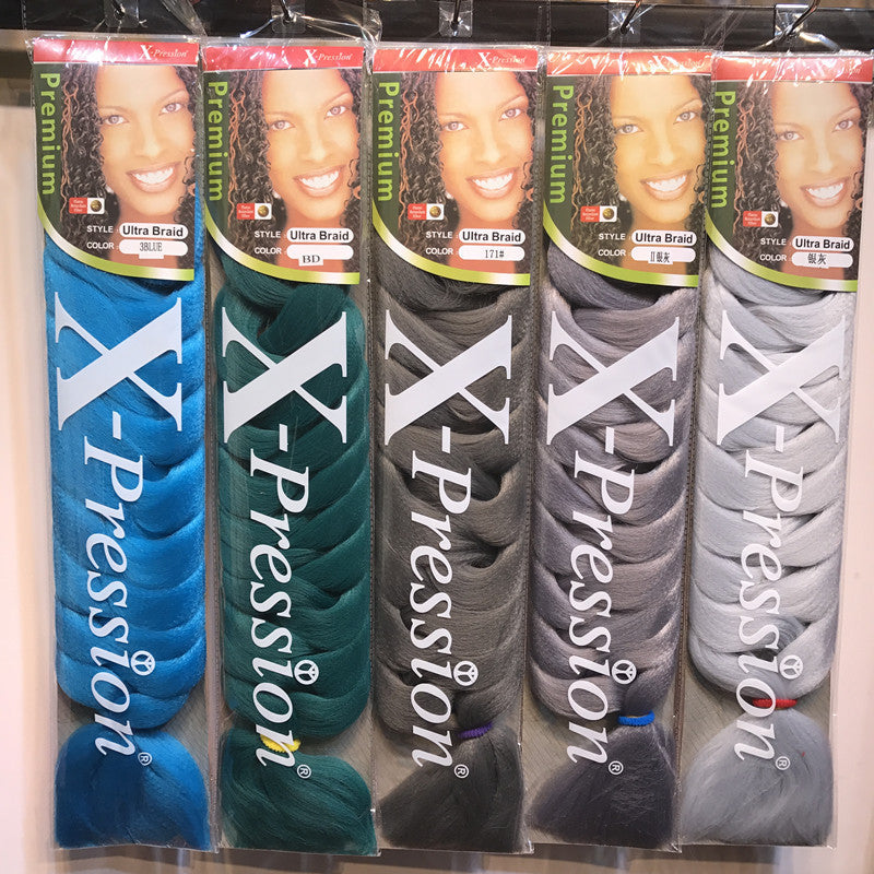 X Pression 82inch 165g Jumbo braids