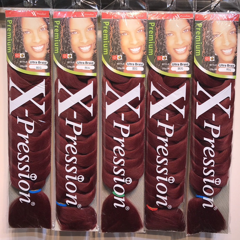 X Pression 82inch 165g Jumbo braids