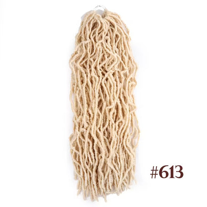 18 24 36 Inches Kanekalon Synthetic Dreadlocks Faux Extensions 350 Blonde Crochet New Soft Locs Wholesale Braiding Hair