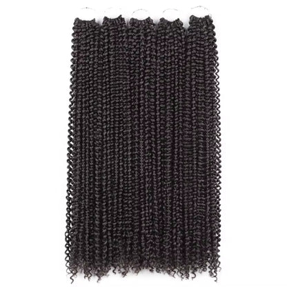 Passion Twist Hair 24 Inch Water Wave Crochet Braids for Passion Twist Synthjetic Braiding Hair Extensions