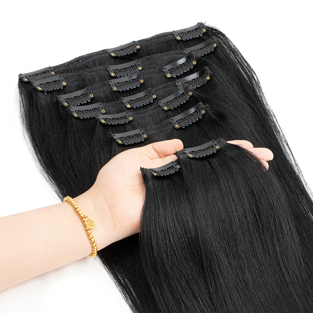 Clip in hair extension 100% human hair vendor