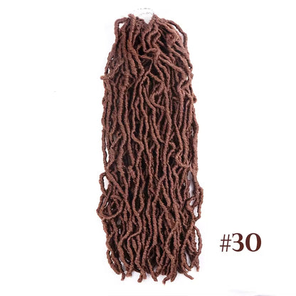 18 24 36 Inches Kanekalon Synthetic Dreadlocks Faux Extensions 350 Blonde Crochet New Soft Locs Wholesale Braiding Hair