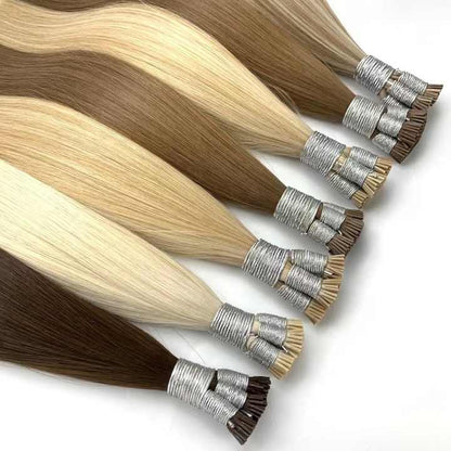 European Virgin Keratin I Tip Human Hair Extension