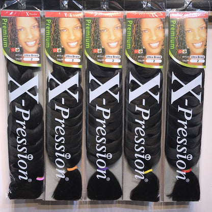 X Pression 82inch 165g  Jumbo braids