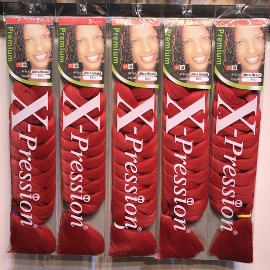 X Pression 82inch 165g  Jumbo braids